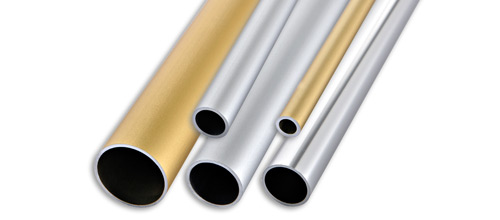 Tubo de aluminio anodizado de 3/8 pulg (9.52 mm)