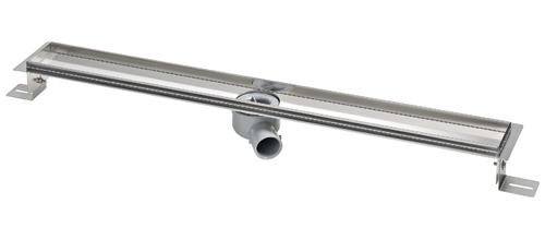 Proshower base l in acciaio inox aisi 304/1.4301 v2a super lucido ... Canalette raccolta acqua per terrazzi