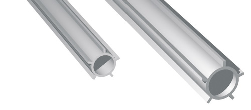Soluzione per l'edilizia tubo distanziatore alettato in pvc rigido grigio