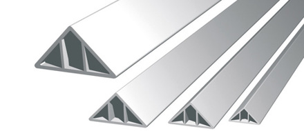 Triangular chamfer strip