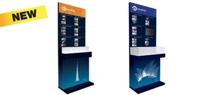 MODULAR DISPLAY SYSTEM WITH INTERCHANGEABLE PANELS