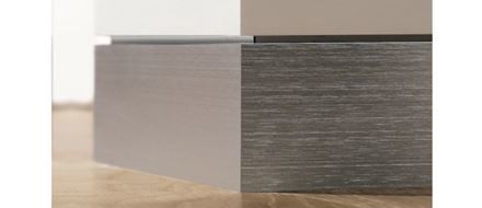 PLANO BF design skirting board flush with the wall. | Products | Profilitec
