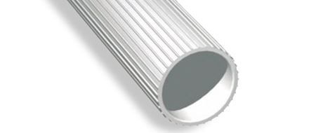 Ribbed spacer tube