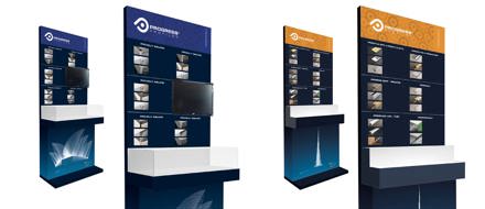 MODULAR DISPLAY SYSTEM FOR SHOWROOM